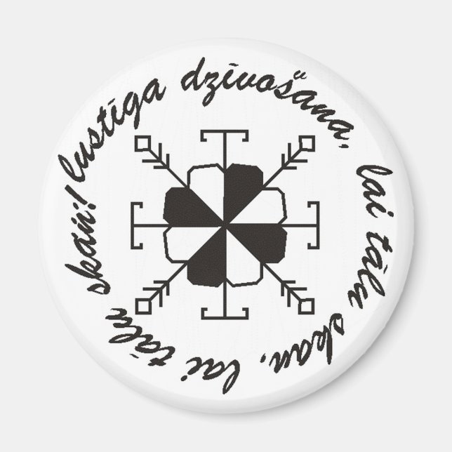 Latvian magnet (Front)