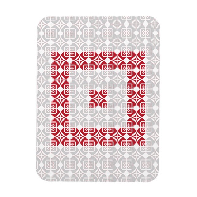 Latvian Morning SUN geometric pattern I Magnet (Vertical)