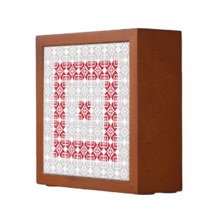 Latvian Morning SUN geometric pattern I Pencil/Pen Holder