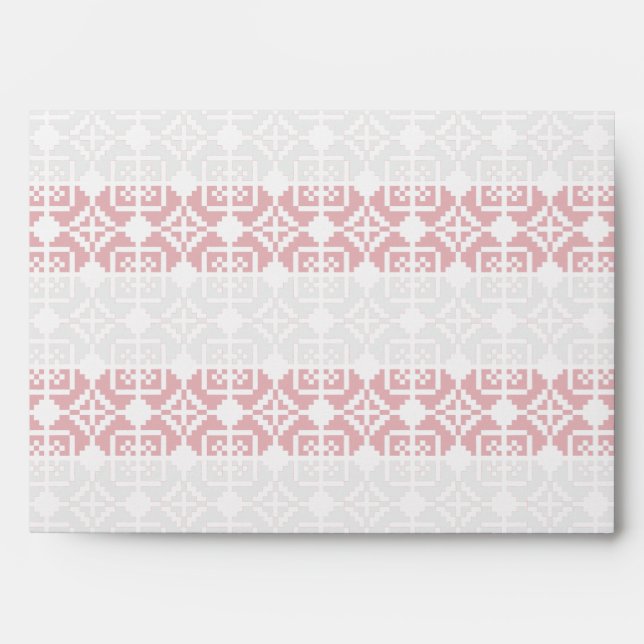 Latvian Morning SUN geometric pattern II Envelope (Front)