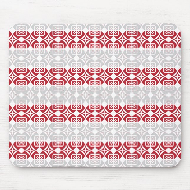 Latvian Morning SUN geometric pattern II Mouse Pad (Front)