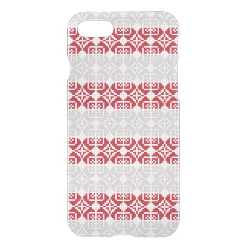 Latvian Morning SUN geometric pattern II iPhone SE87 Case