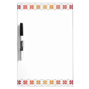 Latvian Morning SUN geometric pattern IV Dry-Erase Board