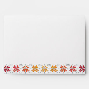 Latvian Morning SUN geometric pattern IV Envelope