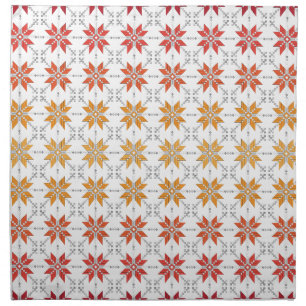 Latvian Morning SUN geometric pattern IV Napkin