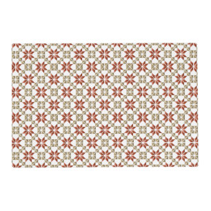 Latvian Morning SUN geometric pattern IX Placemat