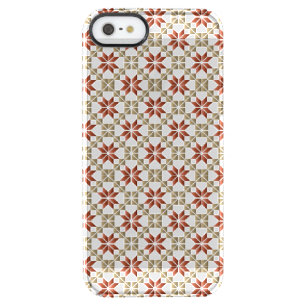 Latvian Morning SUN geometric pattern IX Clear iPhone SE/5/5s Case