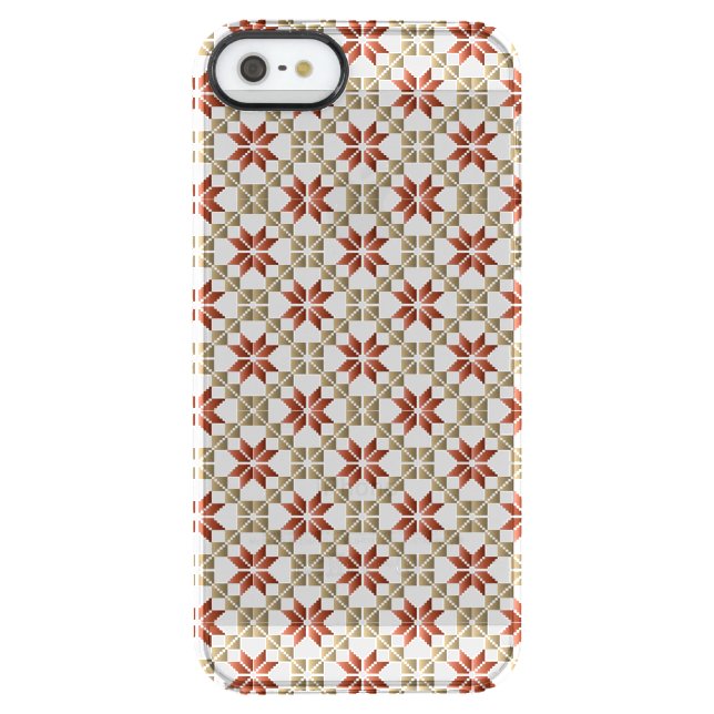 Latvian Morning SUN geometric pattern IX Uncommon iPhone Case (Back)