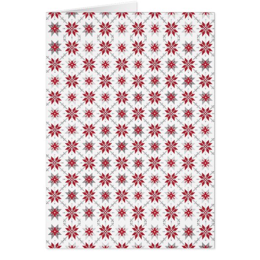 Latvian Morning SUN geometric pattern V Cards (Front)