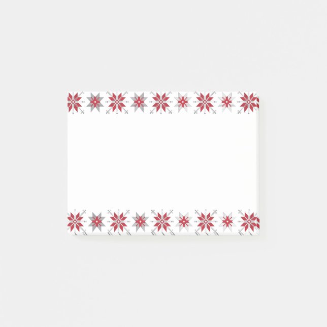 Latvian Morning SUN geometric pattern V Post-it Notes (Front)