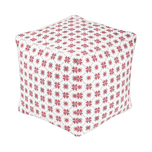Latvian Morning SUN geometric pattern V Pouf