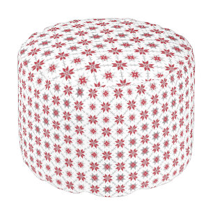 Latvian Morning SUN geometric pattern V Pouf