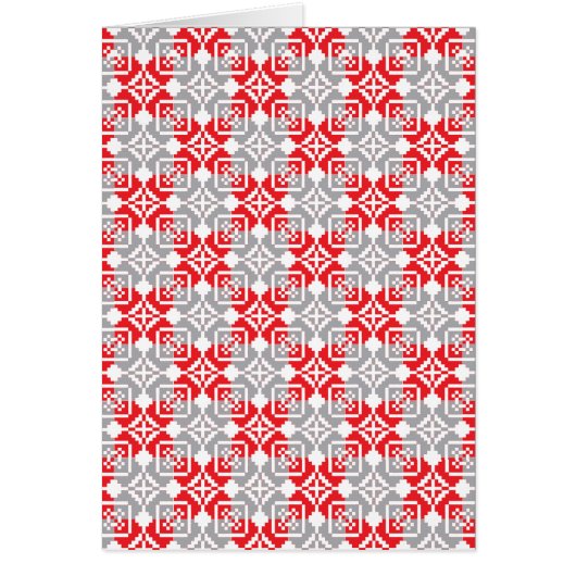 Latvian Morning SUN geometric pattern VI Cards (Front)