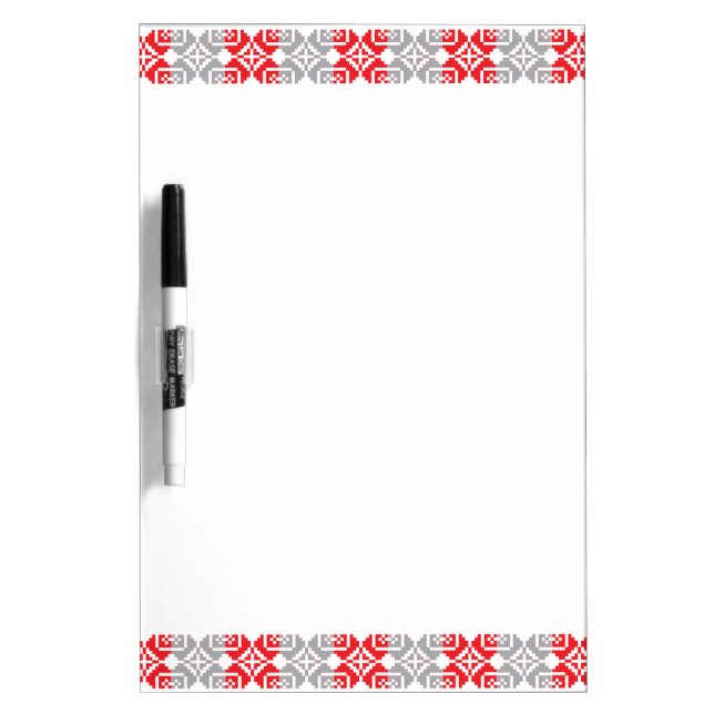 Latvian Morning SUN geometric pattern VI Dry Erase Board (Front)