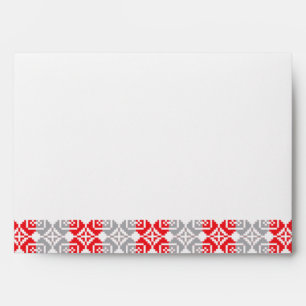 Latvian Morning SUN geometric pattern VI Envelope