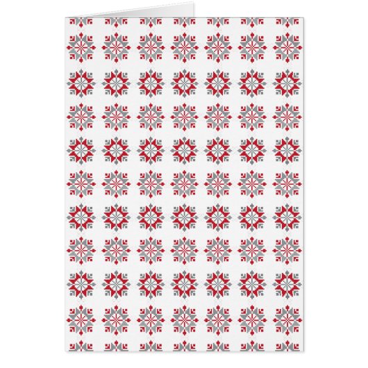 Latvian Morning SUN geometric pattern VII Cards (Front)