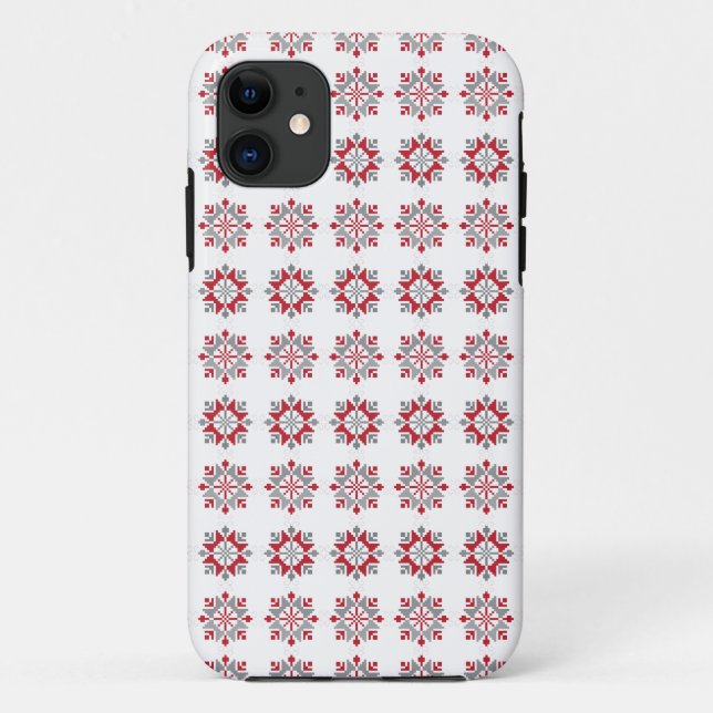 Latvian Morning SUN geometric pattern VII Case-Mate iPhone Case (Back)