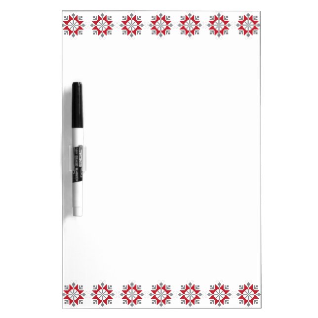 Latvian Morning SUN geometric pattern VII Dry Erase Board (Front)
