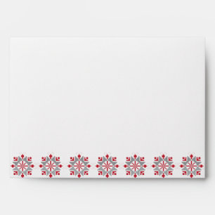 Latvian Morning SUN geometric pattern VII Envelope