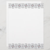 Latvian Morning SUN geometric pattern VIII (Front/Back)