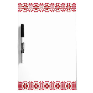 Latvian Morning SUN geometric pattern VIII Dry Erase Board