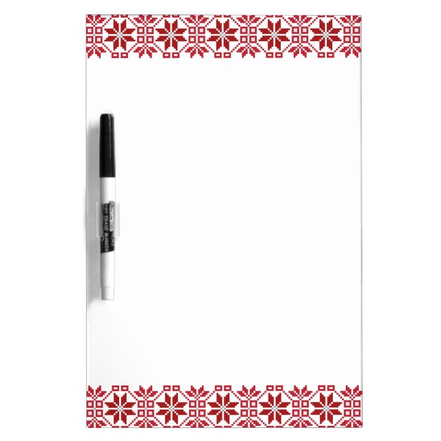 Latvian Morning SUN geometric pattern VIII Dry Erase Board (Front)