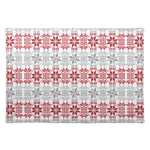 Latvian Morning SUN geometric pattern VIII Placemat