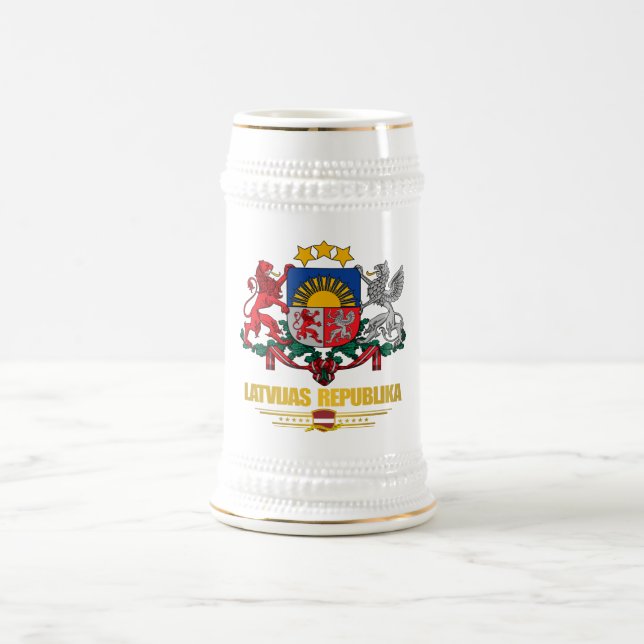 Latvian Pride Beer Stein (Center)
