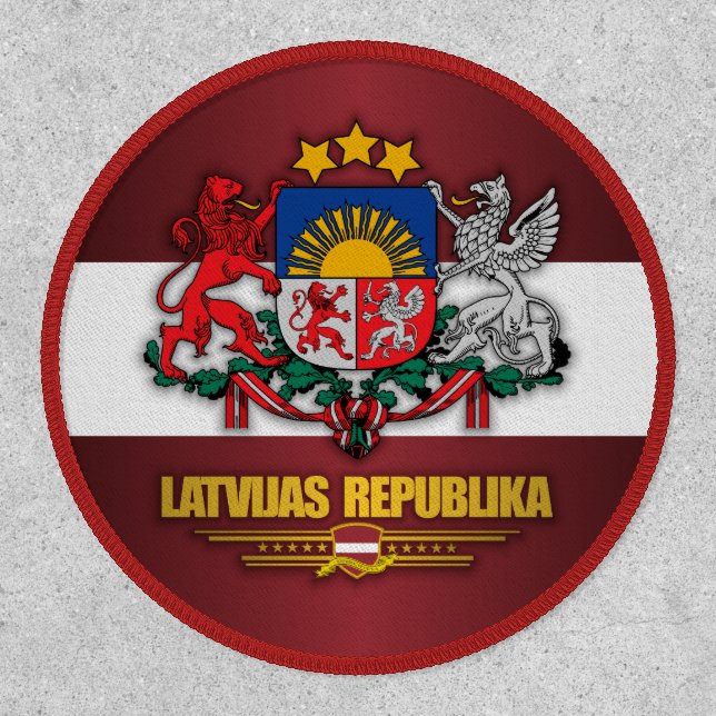 Latvian Pride Patch (Front)