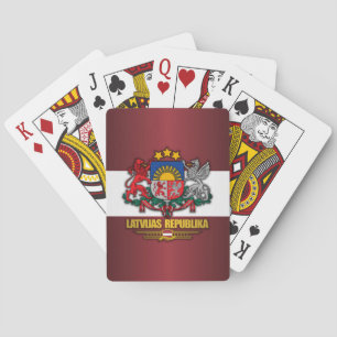 Latvian Pride Poker Cards
