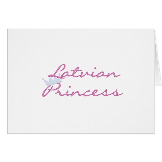 Latvian Princess Cards (Front Horizontal)