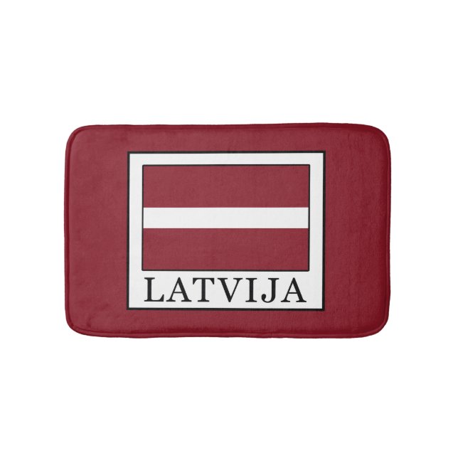 Latvija Bathroom Mat (Front)