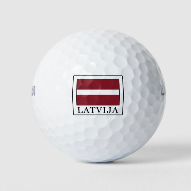 Latvija Golf Balls (Front)
