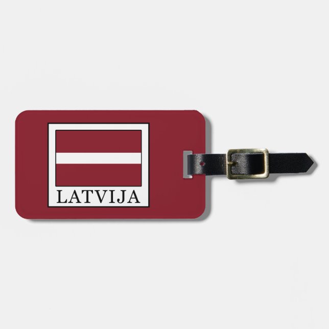 Latvija Luggage Tag (Front Horizontal)
