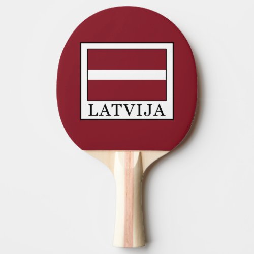 Latvija Ping Pong Paddle