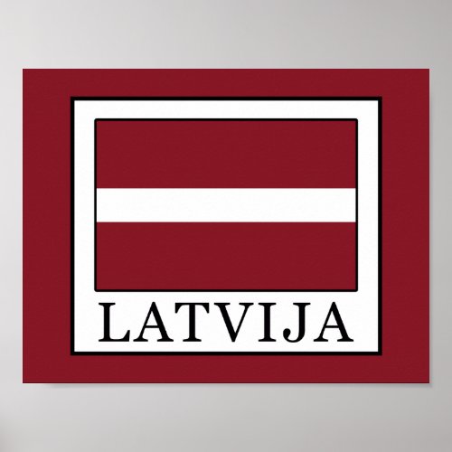Latvija Poster