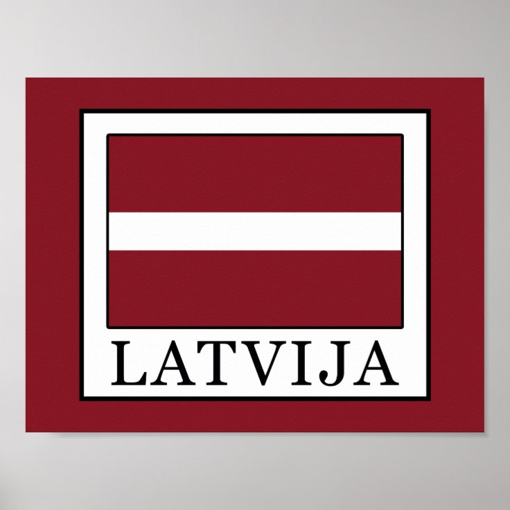 Latvija Poster | Zazzle