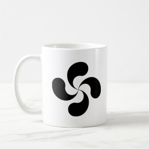 Lauburu symbol coffee mug