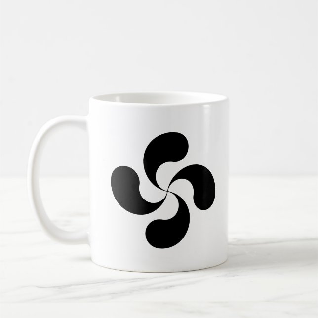 Lauburu symbol coffee mug (Left)