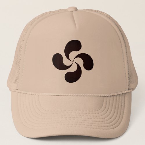 Lauburu symbol trucker hat