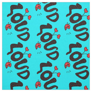 laud cartoon message fabric