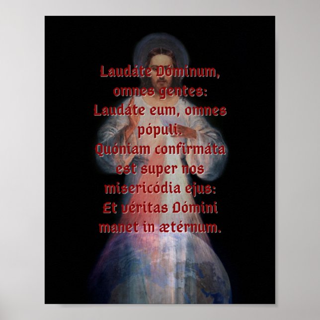 Laudáte Dominum Print medium (Front)