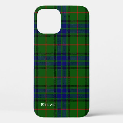 Lauder Clan Tartan Plaid iPhone 12 Case