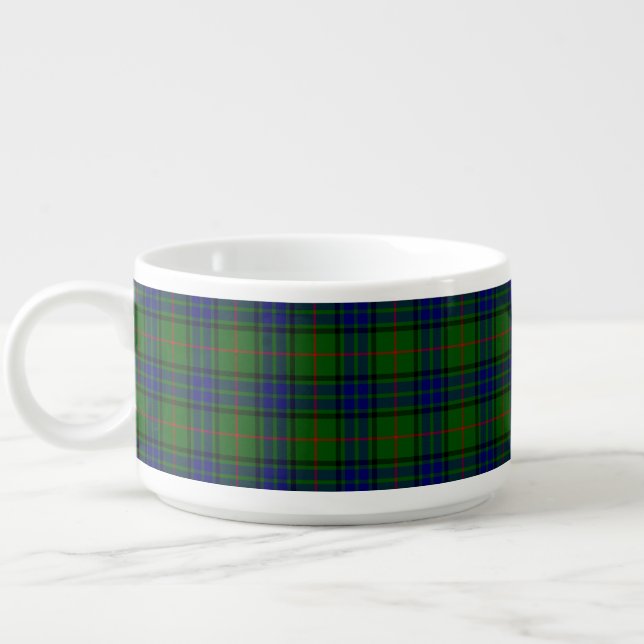 Lauder tartan blue green plaid bowl (Right)