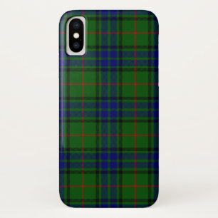 Lauder tartan blue green plaid iPhone x case