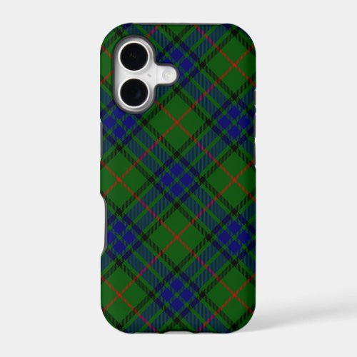 Lauder tartan blue green plaid iPhone 17 case