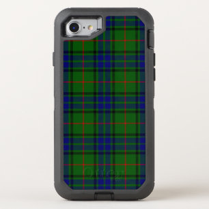 Lauder tartan blue green plaid OtterBox defender iPhone SE/8/7 case