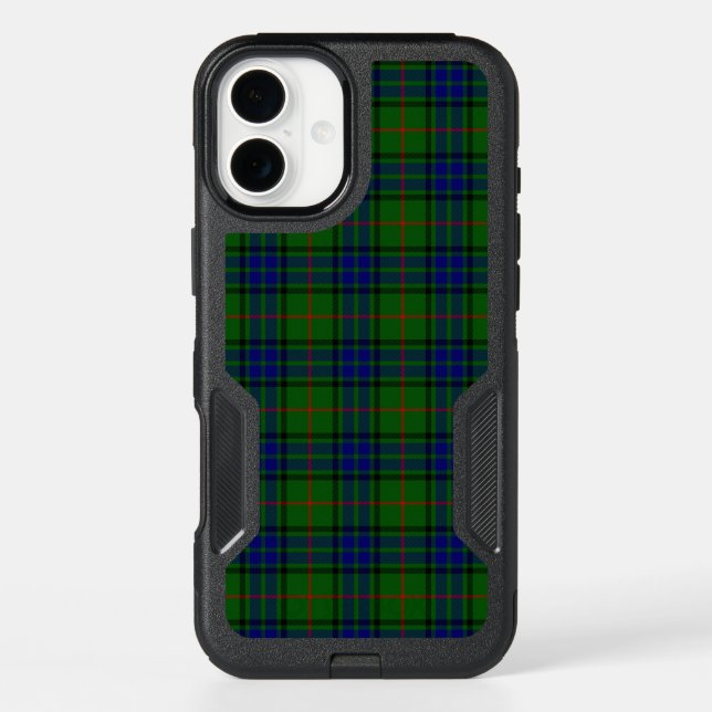 Lauder tartan blue green plaid otterbox iPhone case (Back)