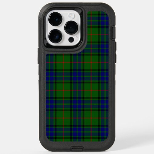 Lauder tartan blue green plaid OtterBox iPhone 14 pro max case