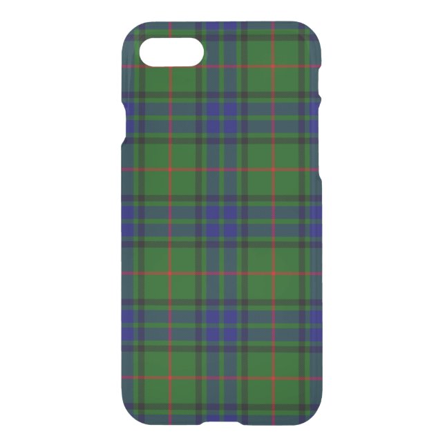 Lauder tartan blue green plaid uncommon iPhone case (Back)